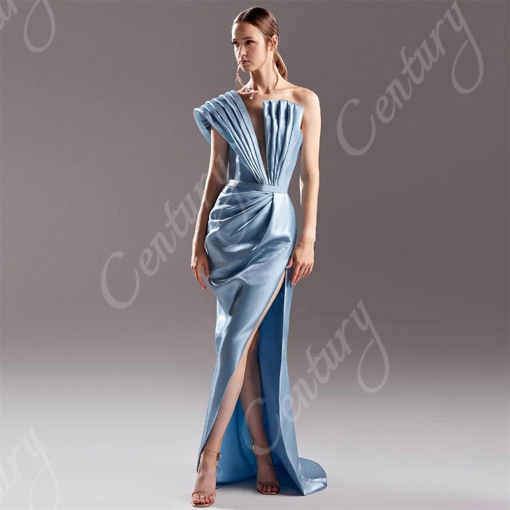 Customized High Slit Evening Dress Satin Floor-length Gorgeous Prom Dress Mermaid Formal Occasion Wedding Party Gown Robe Soiree
Customized High Slit Evening Dress Satin Floor-length Gorgeous Prom Dress Mermaid Formal Occasion Wedding Party Gown Robe Soiree