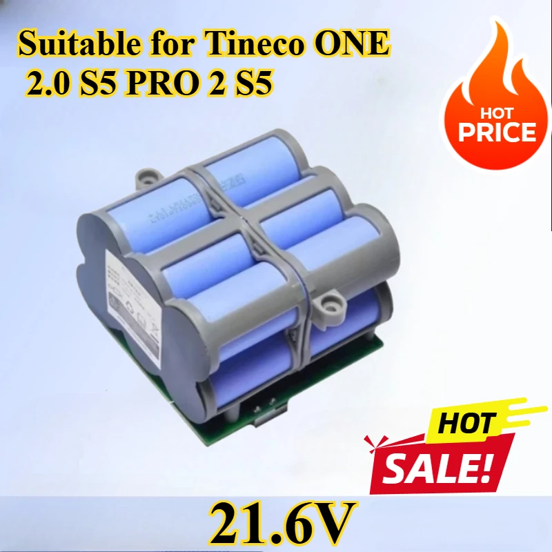Suitable for Tineco ONE 2.0 S5 PRO 2 S5 Intelligent S5 Steam Floor Scrubber Accessories 21.6V Replacement Battery 5000mAh
Suitable for Tineco ONE 2.0 S5 PRO 2 S5 Intelligent S5 Steam Floor Scrubber Accessories 21.6V Replacement Battery 5000mAh
