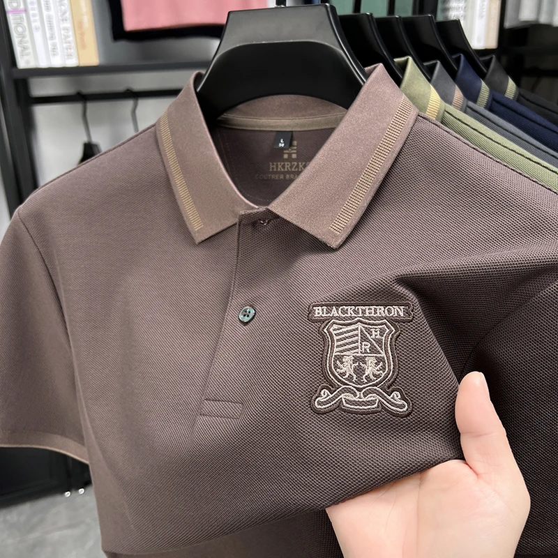100% Чистый хлопок Высокое качество мужские Короткие рукава рубашки Polo летняя мода Значок Вышивка дизайн комфортабельный шелк Одежда рекреационная Коммерческий футболка
100% Чистый хлопок Высокое качество мужские Короткие рукава рубашки Polo летняя мода Значок Вышивка дизайн комфортабельный шелк Одежда рекреационная Коммерческий футболка