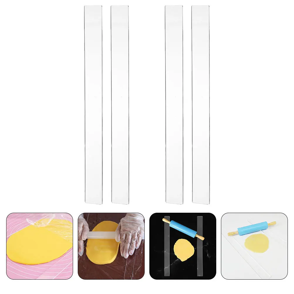 Dough Rolling Pin Guides 2 Pairs Acrylic Baking Ruler For Measuring Dough Thickness Baking Tools Kitchen Utensils Rolling
Dough Rolling Pin Guides 2 Pairs Acrylic Baking Ruler For Measuring Dough Thickness Baking Tools Kitchen Utensils Rolling