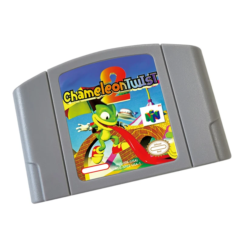 Game Cartridge For CHAMELEONTWIST2 N64 Game Cartridge Compatible Fond memories of childhood
Game Cartridge For CHAMELEONTWIST2 N64 Game Cartridge Compatible Fond memories of childhood