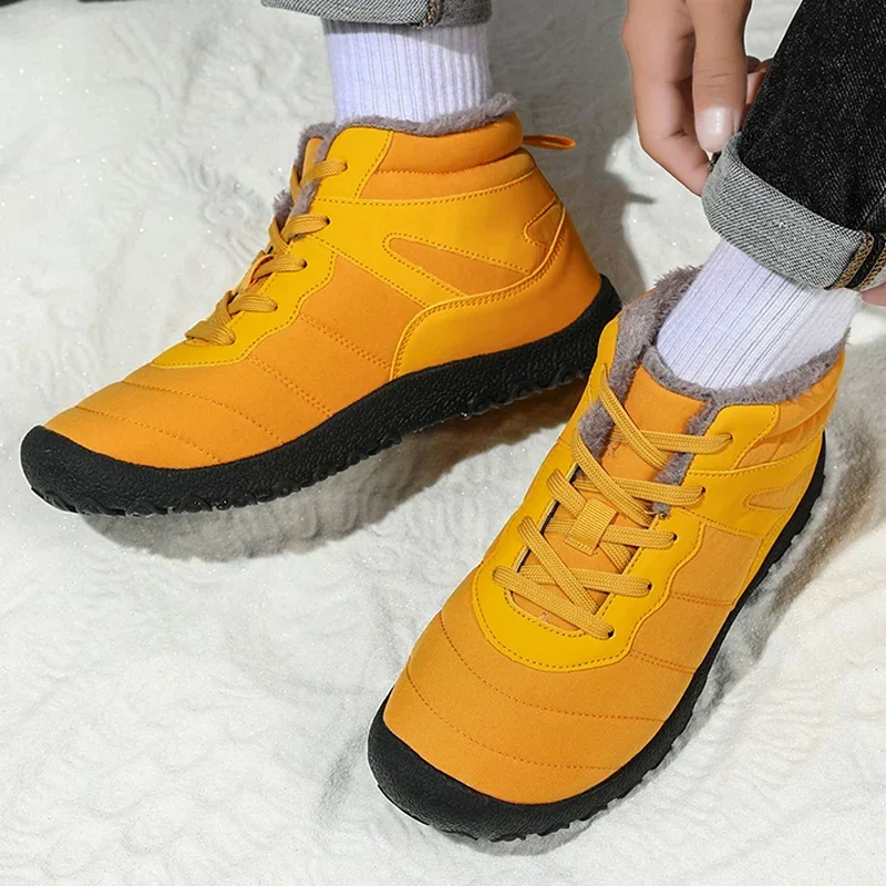 Men Ankle Male Snow Boots Plus Size 48 MenSnow BareFoot Casual Shoes Winter Outdoor Work Shoes Super Warm Fur shoes
Men Ankle Male Snow Boots Plus Size 48 MenSnow BareFoot Casual Shoes Winter Outdoor Work Shoes Super Warm Fur shoes