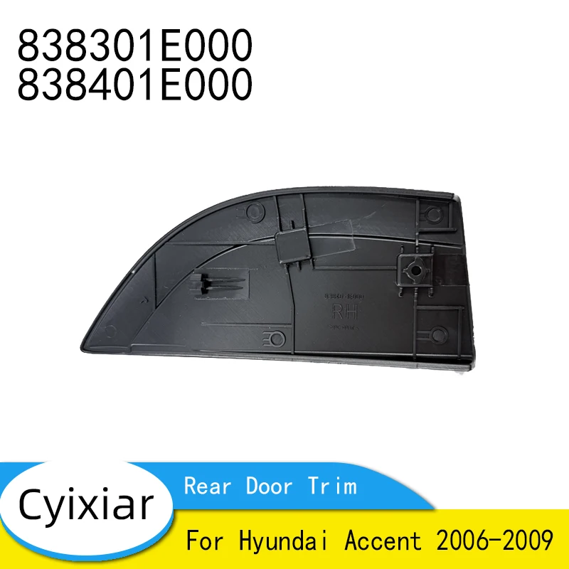 Совершенно новая внешняя накладка задней двери автомобиля для Hyundai Accent 2006-2009 838301E000 838401E000 83830-1E000 83840-1E000 
Совершенно новая внешняя накладка задней двери автомобиля для Hyundai Accent 2006-2009 838301E000 838401E000 83830-1E000 83840-1E000