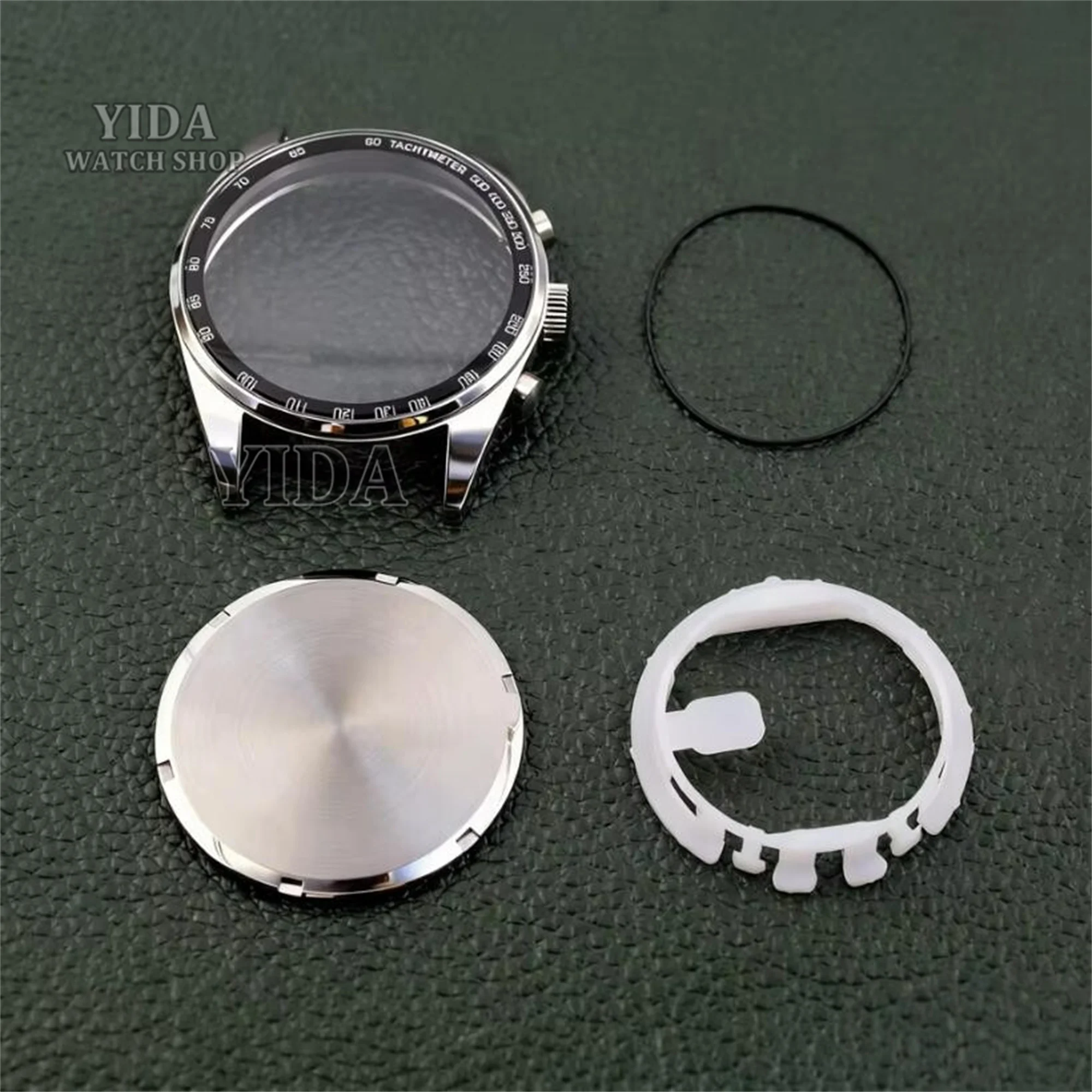 42mm VD53 Watch Case 316L Stainless Steel Strap Bracelet Solid Back Cover for VD53 Quartz Chronograph Movement Waterproof Case
42mm VD53 Watch Case 316L Stainless Steel Strap Bracelet Solid Back Cover for VD53 Quartz Chronograph Movement Waterproof Case
