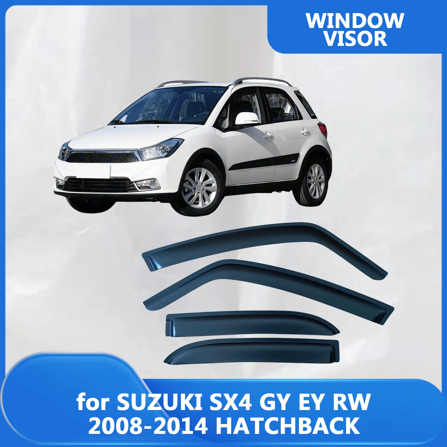 Оконный козырек для SUZUKI SX4 GY/EY/RW 2008 2009 2010 2011 2012 2013 2014 HATCHBACK, ветровые дефлекторы, защита от дождя, дверной козырек, вентиляционное отверстие
Оконный козырек для SUZUKI SX4 GY/EY/RW 2008 2009 2010 2011 2012 2013 2014 HATCHBACK, ветровые дефлекторы, защита от дождя, дверной козырек, вентиляционное отверстие