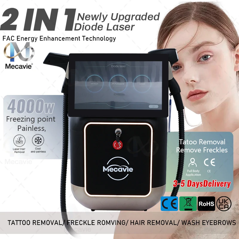 2026 NEW Technology Professional Soprano Diode Laser Hair Removal Machine 4 Wavelength For Permanent Hair & Tattoo Removal
2026 NEW Technology Professional Soprano Diode Laser Hair Removal Machine 4 Wavelength For Permanent Hair & Tattoo Removal
