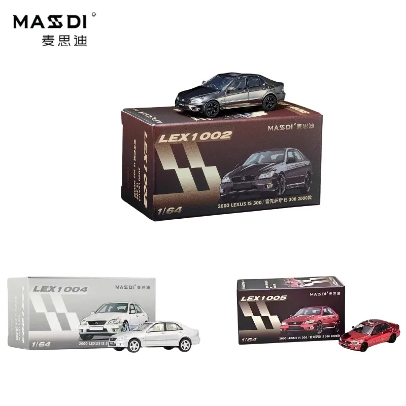 MASDI 1:64 Lexus IS300 die-cast alloy car model, a boys' collection decorative item, a gift toy for friends on special occasions
MASDI 1:64 Lexus IS300 die-cast alloy car model, a boys' collection decorative item, a gift toy for friends on special occasions