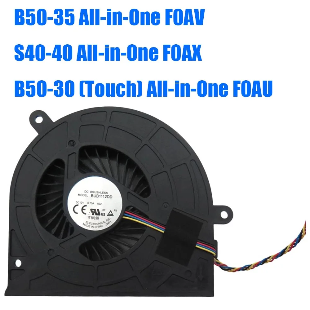 For Lenovo B50-35 All-in-One F0AV S40-40 All-in-One F0AX B50-30 (Touch) All-in-One F0AU 31507283 BUB1112DD DC12V For Delta Fan
For Lenovo B50-35 All-in-One F0AV S40-40 All-in-One F0AX B50-30 (Touch) All-in-One F0AU 31507283 BUB1112DD DC12V For Delta Fan