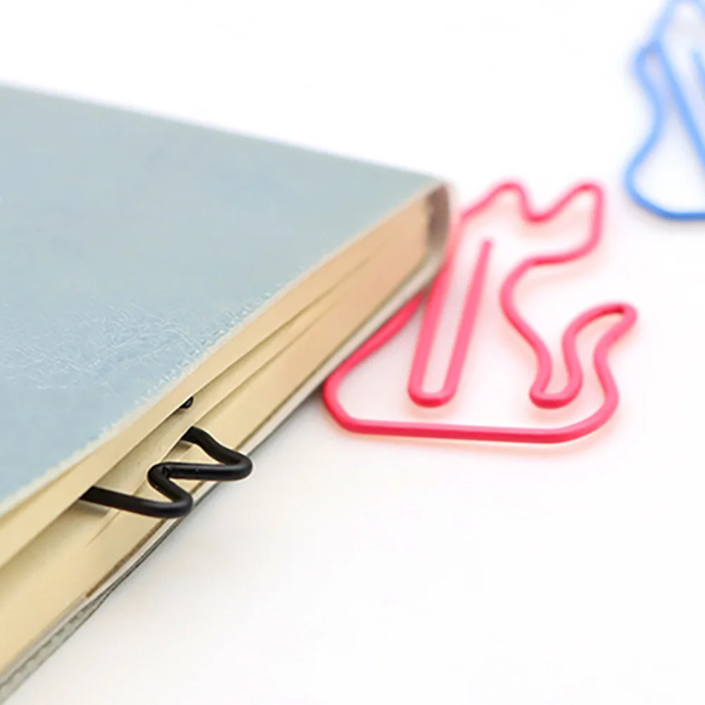 24pcs Cat Shaped Paper Clips Cute Animal Design Retro Cat Paperclips Office Study Random Color Small Desk Supplies
24pcs Cat Shaped Paper Clips Cute Animal Design Retro Cat Paperclips Office Study Random Color Small Desk Supplies