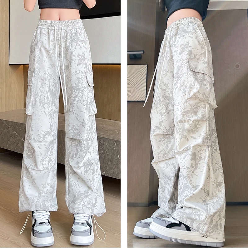 Streetwear Women Tie Dye Cargo Pants Hip Hop Oversized Spring Summer Straight New Wide Leg High Street Fashion Casual Trousers
Streetwear Women Tie Dye Cargo Pants Hip Hop Oversized Spring Summer Straight New Wide Leg High Street Fashion Casual Trousers