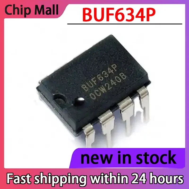 2PCS New BUF634P BUF634 Package DIP8 Buffer Operational Amplifier Chip
2PCS New BUF634P BUF634 Package DIP8 Buffer Operational Amplifier Chip
