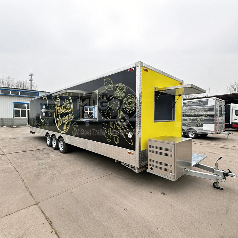 Industrial Grade 3-Axle Mobile Food Kitchen Trailer Equipped with Oven & Exhaust Hood for Large Outdoor Events
Industrial Grade 3-Axle Mobile Food Kitchen Trailer Equipped with Oven & Exhaust Hood for Large Outdoor Events