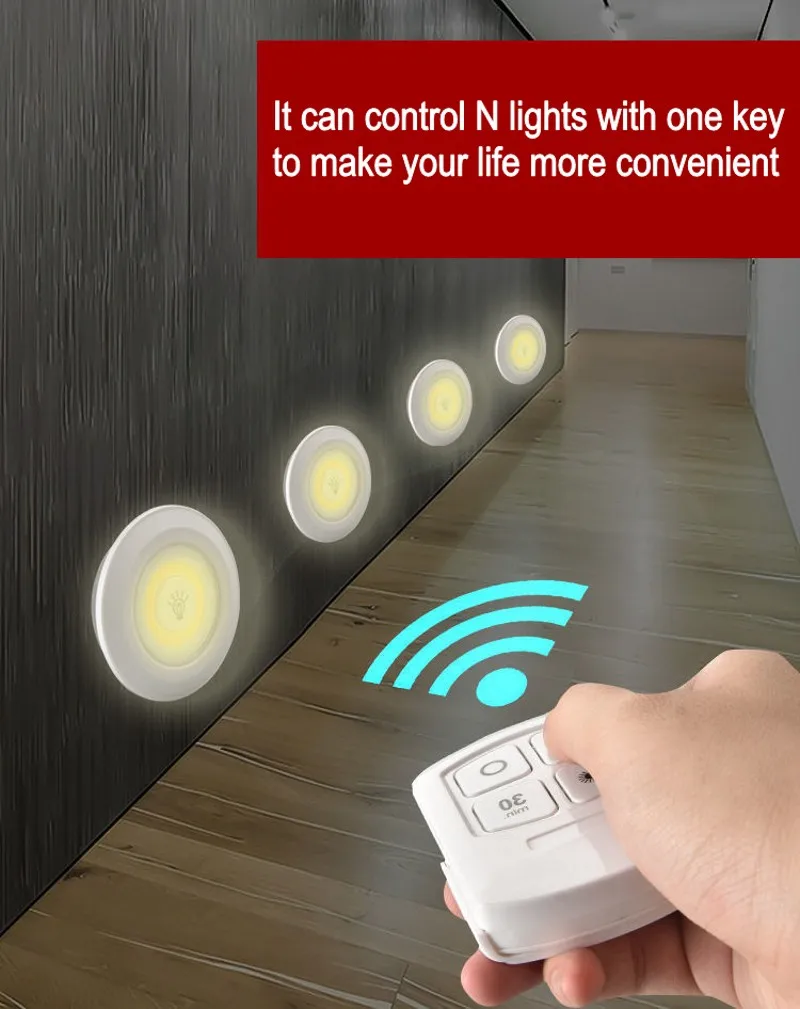 3W dimmable COB LED cabinet light, wireless remote control ultra bright cabinet lighting 12V DC low voltage
3W dimmable COB LED cabinet light, wireless remote control ultra bright cabinet lighting 12V DC low voltage