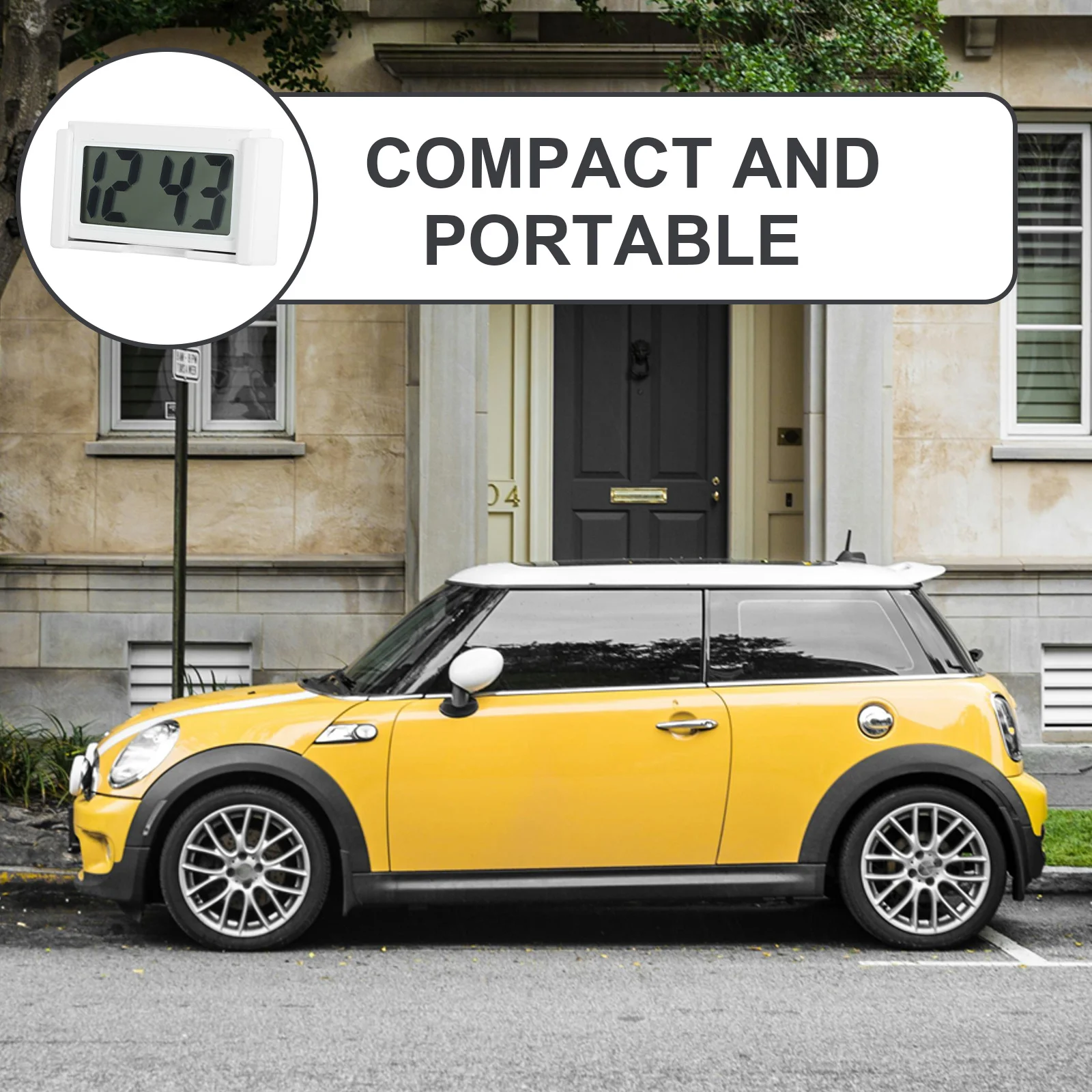 Gatuida Silent Digital Desktop Clock Display Mini Stick on Dashboard for Car Truck White Plastic
Gatuida Silent Digital Desktop Clock Display Mini Stick on Dashboard for Car Truck White Plastic