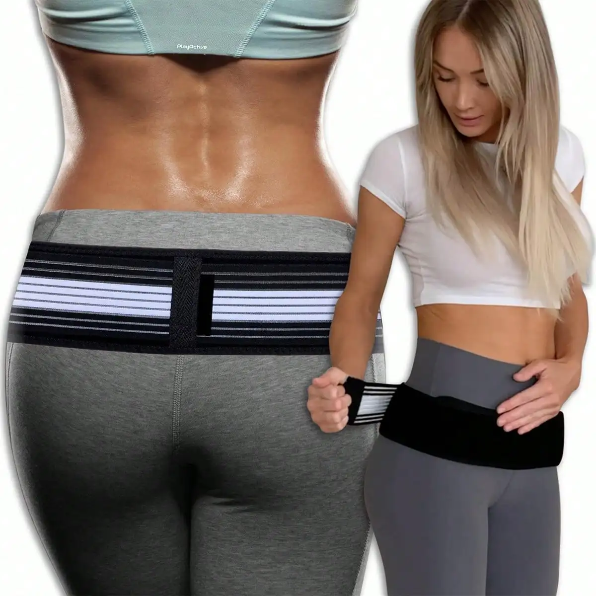 Sacroiliac SI Joint Hip Belt - Lower Back Support Brace For Women - Pelvic Support Belt - Trochanter Belt Waist Trainer Exercise Waist Belt Suitable For Workout Home Sports And Walk
Sacroiliac SI Joint Hip Belt - Lower Back Support Brace For Women - Pelvic Support Belt - Trochanter Belt Waist Trainer Exercise Waist Belt Suitable For Workout Home Sports And Walk