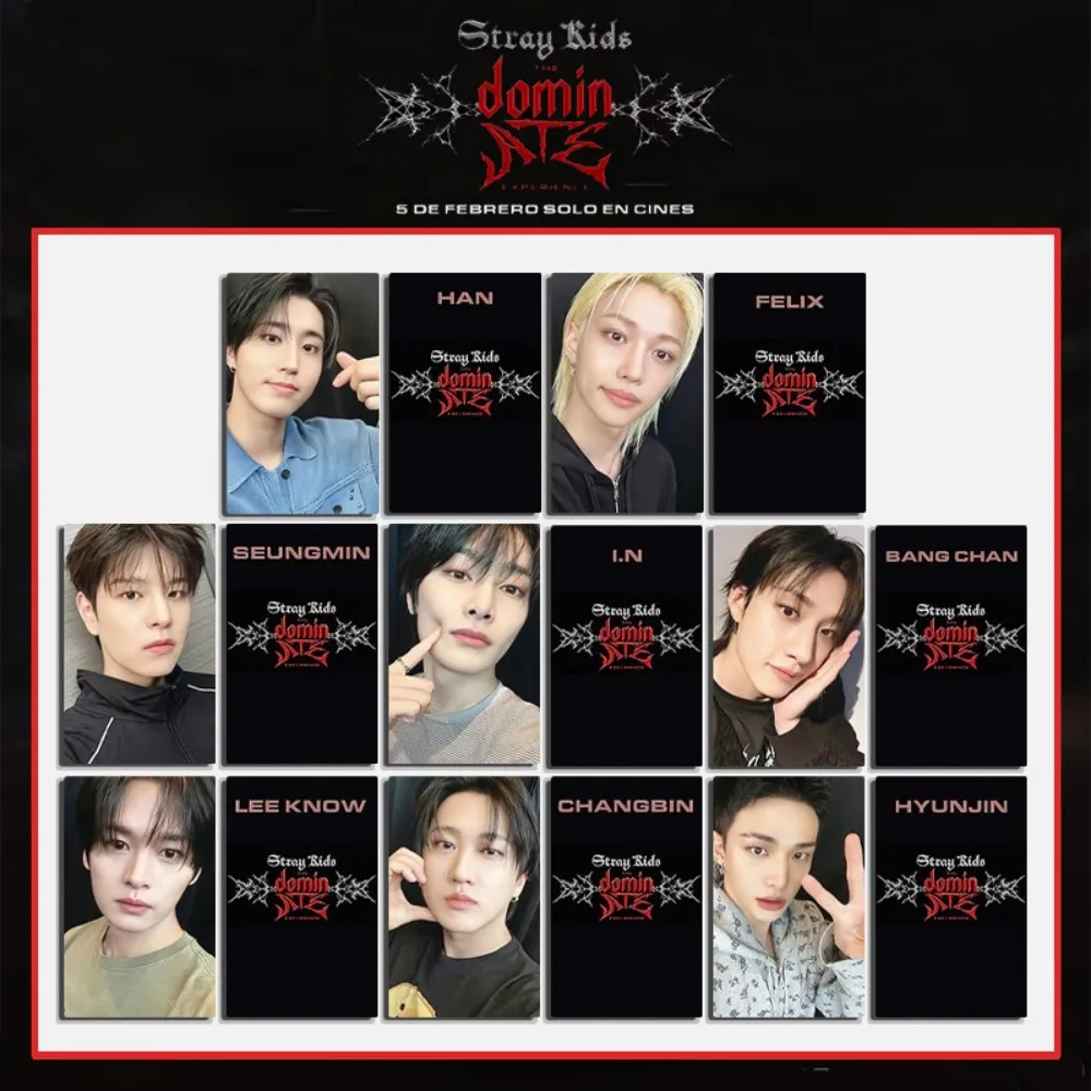 8pce 2026 new skzoo Stray Kids Movie Trading Card Deck Random Collectible Cards KPOP card photo LOMO cards
8pce 2026 new skzoo Stray Kids Movie Trading Card Deck Random Collectible Cards KPOP card photo LOMO cards