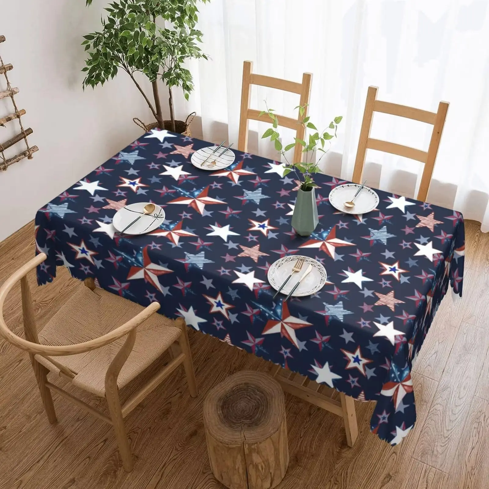 Patriotic Memorial Day Navy Blue Red Star Rectangle Tablecloth 4Th of July Table Cover 250Th USA Tablecloths Navy Red White
Patriotic Memorial Day Navy Blue Red Star Rectangle Tablecloth 4Th of July Table Cover 250Th USA Tablecloths Navy Red White