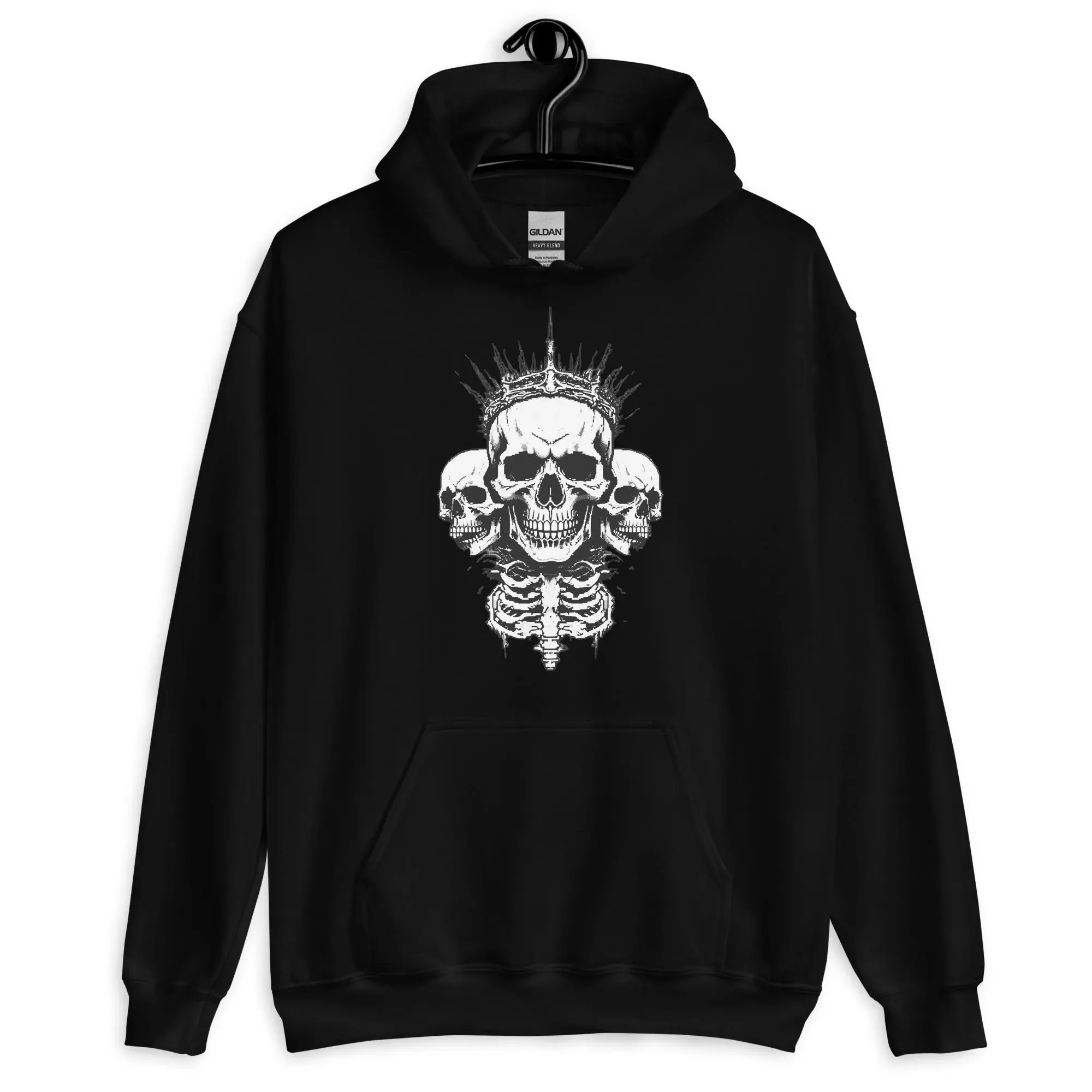 Осенне-зимний стиль, хлопковая толстовка с рисунком короны и черепа, загадочная и темная атмосфера. Идеально подходит для любителей готической моды
Осенне-зимний стиль, хлопковая толстовка с рисунком короны и черепа, загадочная и темная атмосфера. Идеально подходит для любителей готической моды