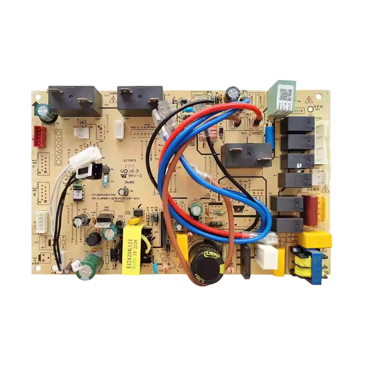 Новая материнская плата для инверторного шкафа кондиционера Midea KFR-51L/BP2DN1Y-E (4)/H5DPN1
Новая материнская плата для инверторного шкафа кондиционера Midea KFR-51L/BP2DN1Y-E (4)/H5DPN1