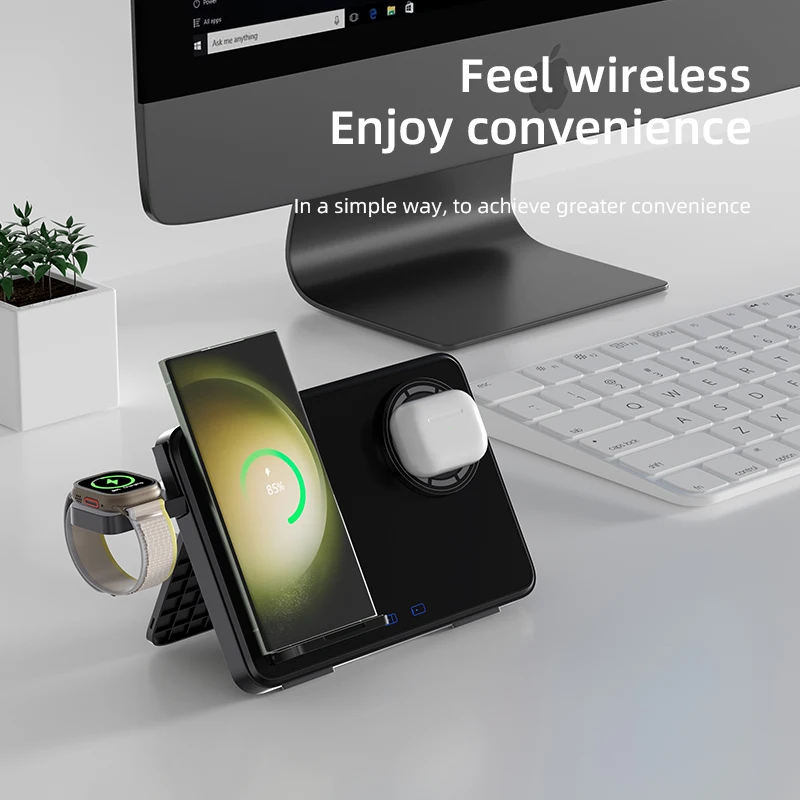 3 in 1 20W Magnetic Wireless Charger Stand For Phone iPhone 15 14 Pro Airpods Apple Watch Fast Charging Station Holder
3 in 1 20W Magnetic Wireless Charger Stand For Phone iPhone 15 14 Pro Airpods Apple Watch Fast Charging Station Holder