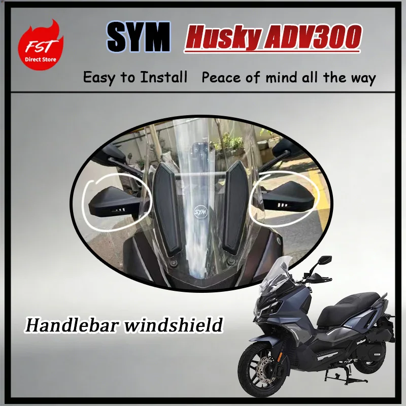 FOR Motorcycle Hand Guard Protector for SYM Husky ADV 300 Left Right Handlebar Windshield Hand Protector Cover XS300T-5
FOR Motorcycle Hand Guard Protector for SYM Husky ADV 300 Left Right Handlebar Windshield Hand Protector Cover XS300T-5