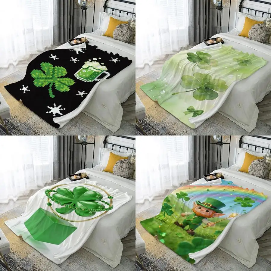 Плед из микрофибры с 2D-принтом «Счастливые клевера», для спальни, гостиной, дивана, мягкий и комфортный, для декора дома
Плед из микрофибры с 2D-принтом «Счастливые клевера», для спальни, гостиной, дивана, мягкий и комфортный, для декора дома