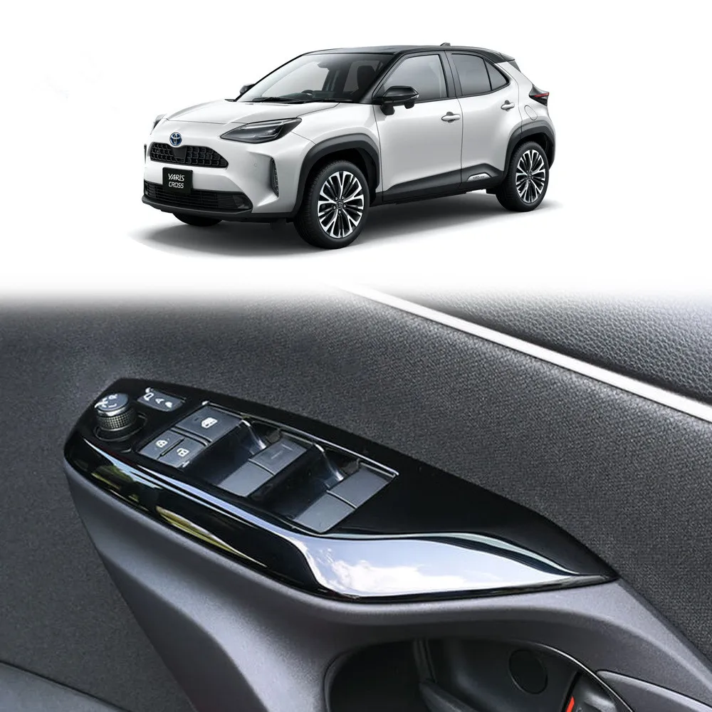 4Pcs Black Car Interior Window Lift Control Panel Cover Trim Sticker Fit For 2020 Toyota Yaris Cross
4Pcs Black Car Interior Window Lift Control Panel Cover Trim Sticker Fit For 2020 Toyota Yaris Cross