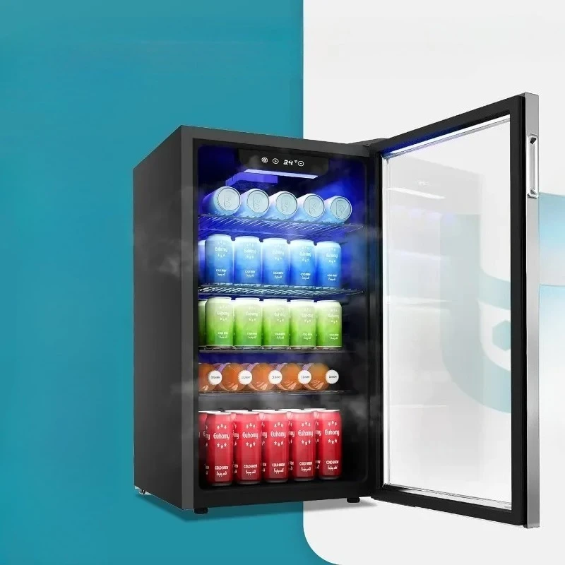 # l 126 Can Mini fridge with Glass Door, Small Refrigerator
# l 126 Can Mini fridge with Glass Door, Small Refrigerator