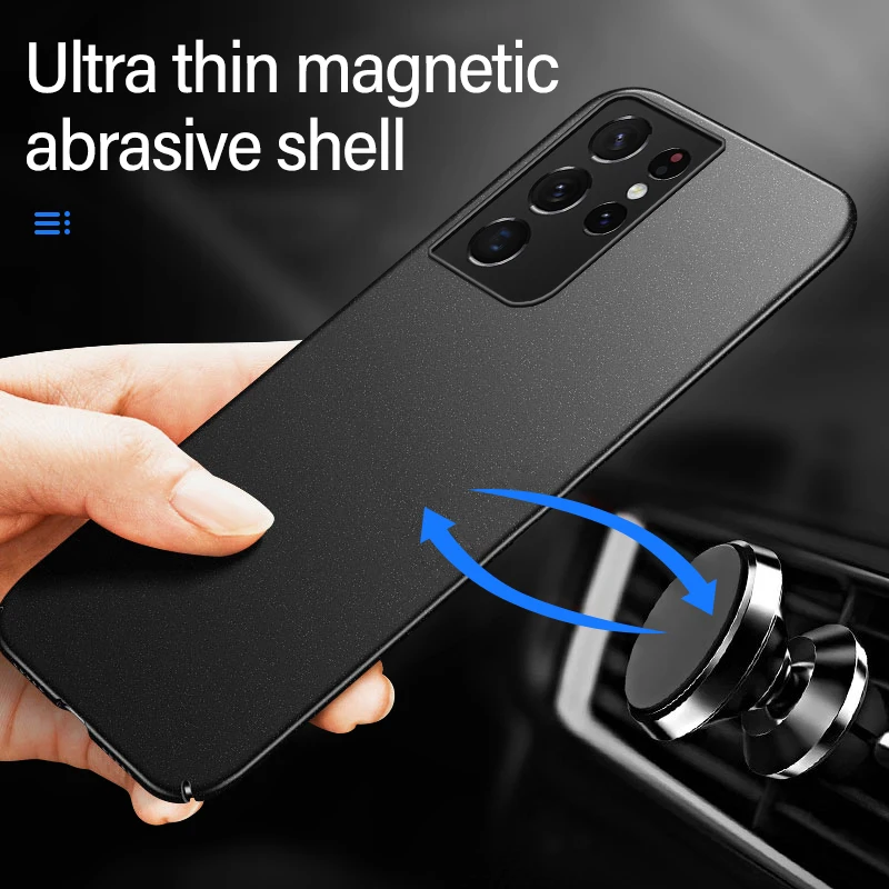 Ultra-thin Magnetic Hard Matte PC Phone Case For Samsung Galaxy S25 S24 S23 S22 S21 S20 FE Note 20 Plus Frosted Protection Cover
Ultra-thin Magnetic Hard Matte PC Phone Case For Samsung Galaxy S25 S24 S23 S22 S21 S20 FE Note 20 Plus Frosted Protection Cover