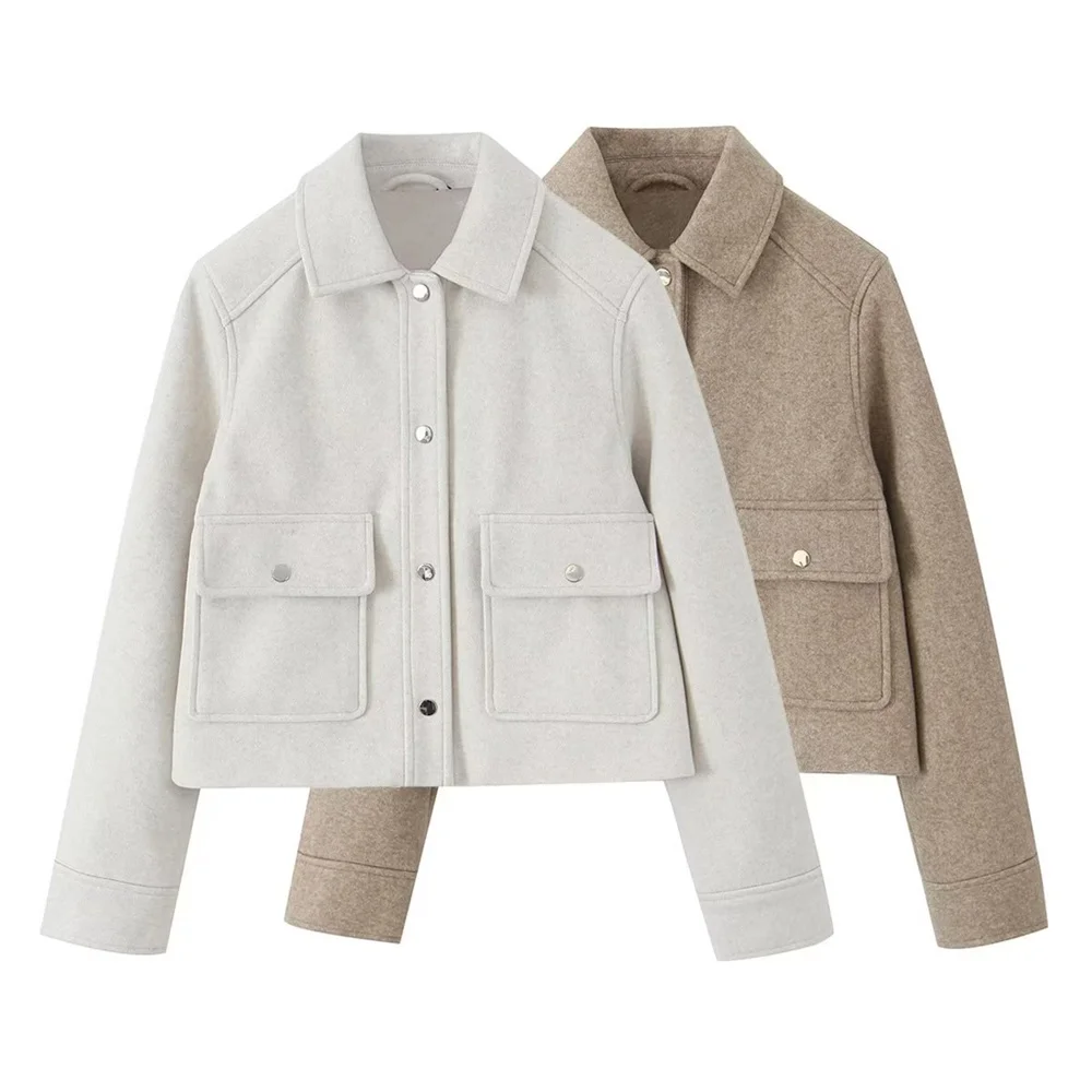 2024 Autumn New Women's Casual Polo Collar Long Sleeve Texture Fashion Versatile Jacket Coat
2024 Autumn New Women's Casual Polo Collar Long Sleeve Texture Fashion Versatile Jacket Coat