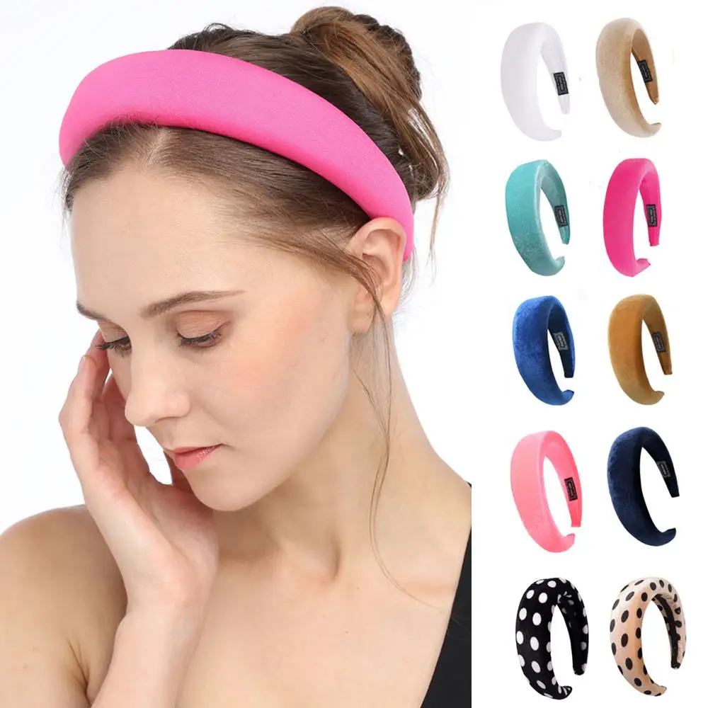 2025 New Padded Headbands For Women Wide Velvet Bezel Hair Band Hair Hoop Girls Sponge Thick Solid Color Hair Accessories
2025 New Padded Headbands For Women Wide Velvet Bezel Hair Band Hair Hoop Girls Sponge Thick Solid Color Hair Accessories