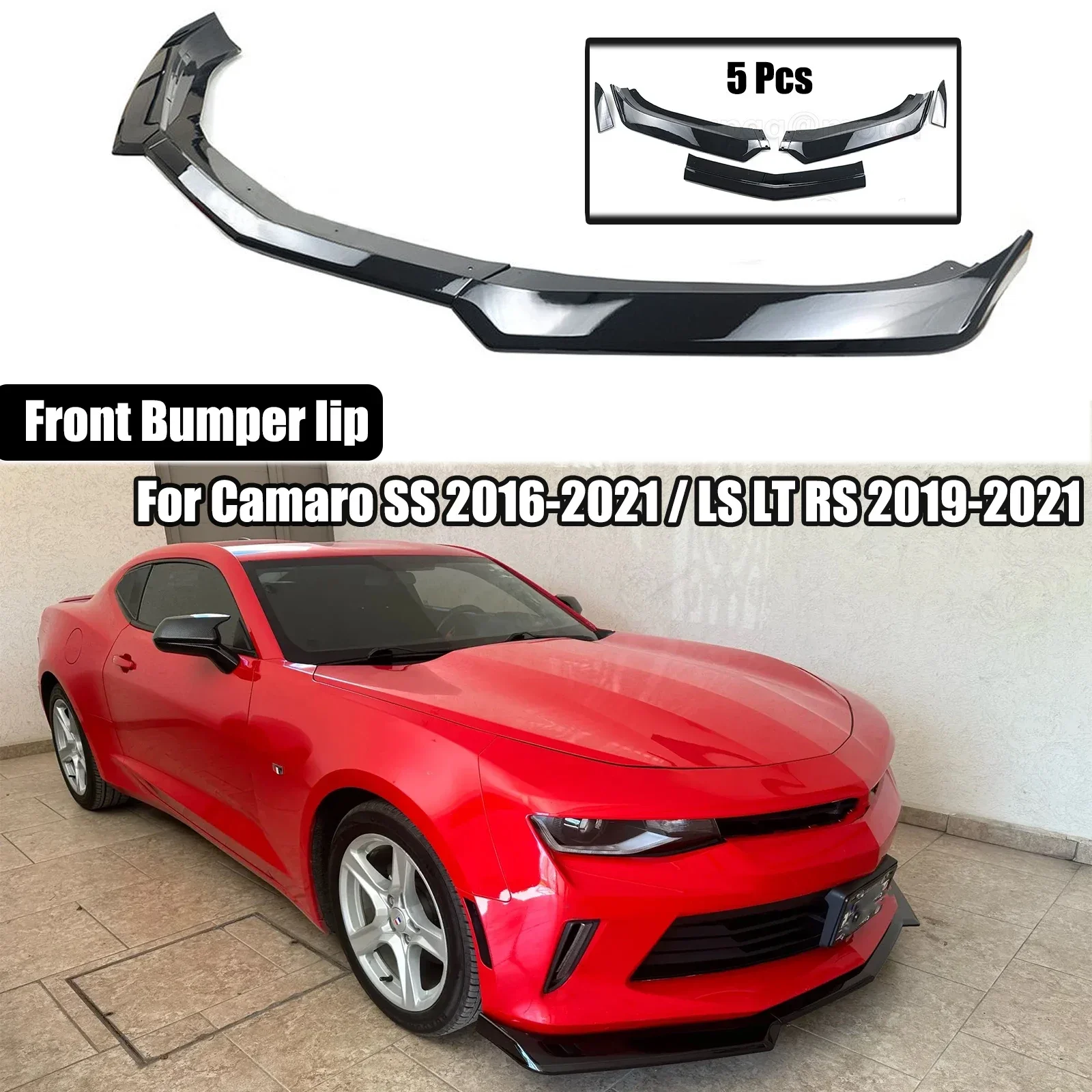 Front Bumper Lip For Camaro SS 2016-2024/Camaro LS LT RS 2019-2024 Car Auto Accessory Splitter Spoiler Body Kit Matte Black
Front Bumper Lip For Camaro SS 2016-2024/Camaro LS LT RS 2019-2024 Car Auto Accessory Splitter Spoiler Body Kit Matte Black