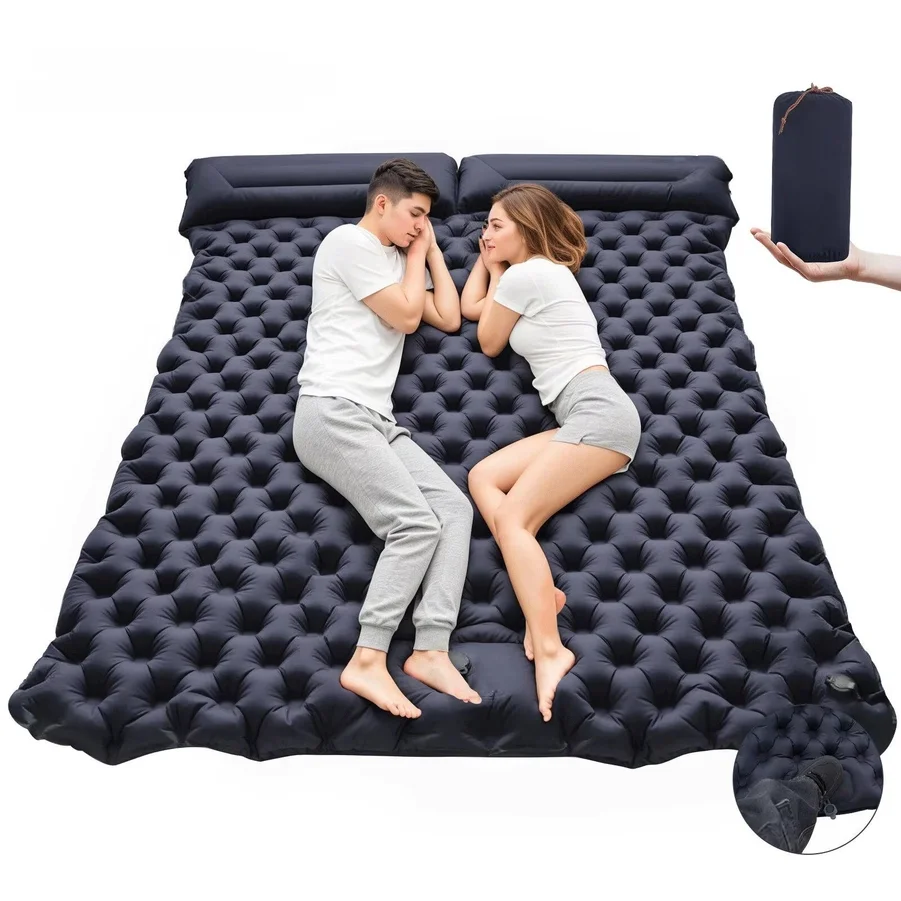 Foldable Outdoor Camping Inflatable Mattress - Warm, Ultra-Wide, Thick, Ultra-Light - Double-Use for Indoor Sleeping,
Foldable Outdoor Camping Inflatable Mattress - Warm, Ultra-Wide, Thick, Ultra-Light - Double-Use for Indoor Sleeping,