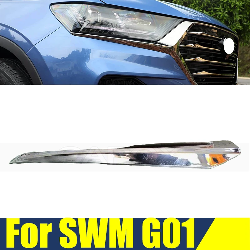 Front Bumper Trim Strip For SWM G01 Front Bumper Garnish Molding Chrome Strip Trim
Front Bumper Trim Strip For SWM G01 Front Bumper Garnish Molding Chrome Strip Trim