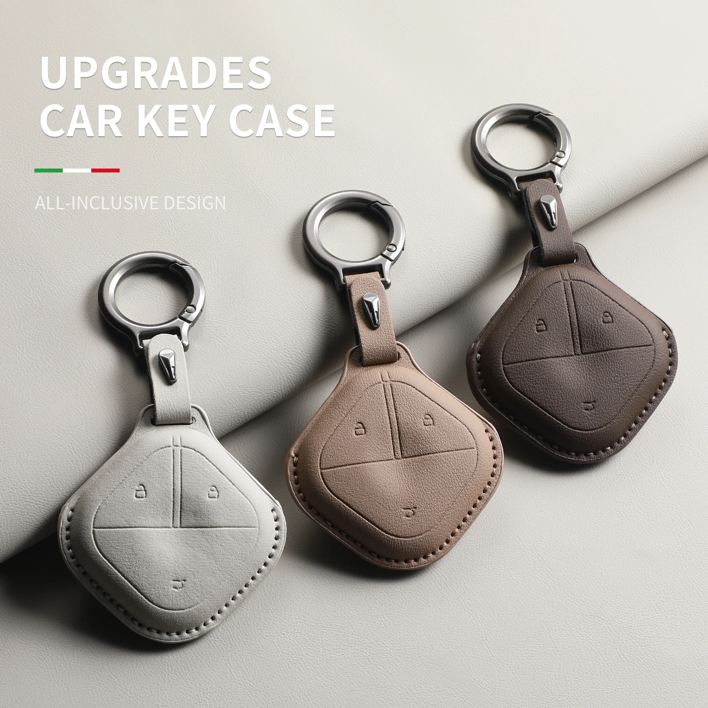 Original Car Color Leather Key Case Cover For SGMW Wuling BINGO Airev 2023 Car Smart Key Protective Shell Decorative Accessories
Original Car Color Leather Key Case Cover For SGMW Wuling BINGO Airev 2023 Car Smart Key Protective Shell Decorative Accessories
