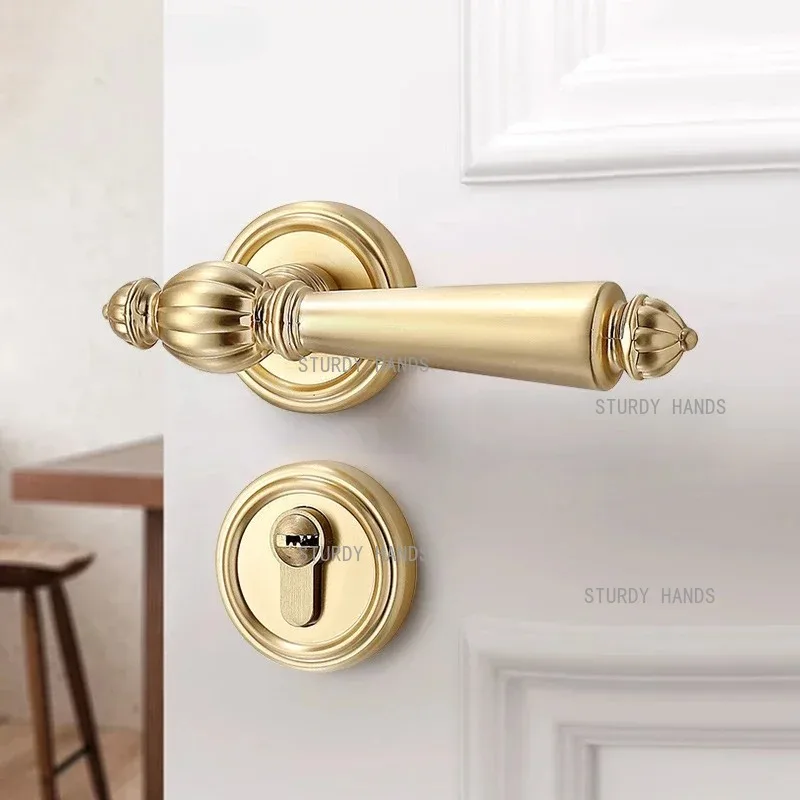 Home Wooden Door Handle Split Body Mute Magnetic Suction Retro French Room Door Lock Interior Bedroom Door Lock Gold
Home Wooden Door Handle Split Body Mute Magnetic Suction Retro French Room Door Lock Interior Bedroom Door Lock Gold