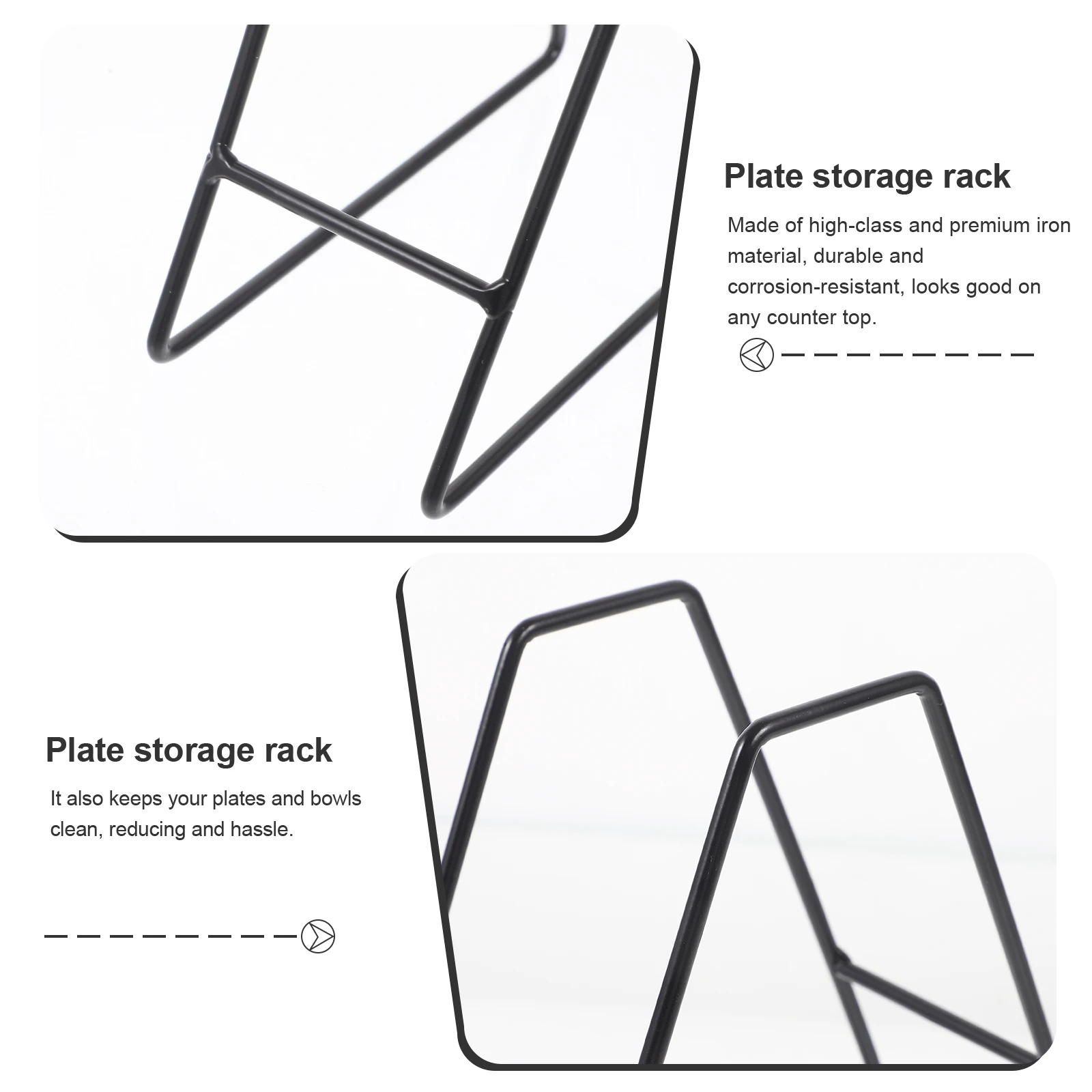Kitchen ganizer Rack Heat Insulation Shelf Counter Plate Storage Drying Container Iron Material Craftsmanship Premium Tough
Kitchen ganizer Rack Heat Insulation Shelf Counter Plate Storage Drying Container Iron Material Craftsmanship Premium Tough