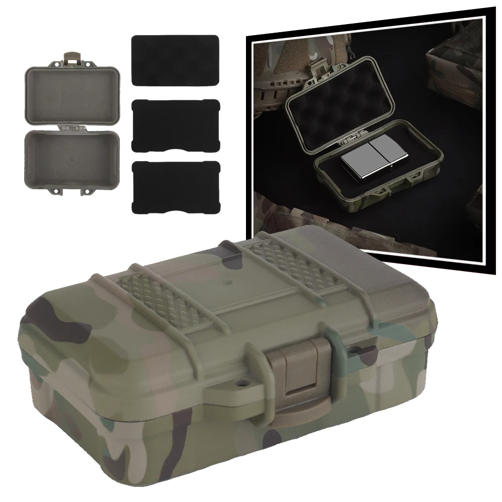 9.8*5.8cm Tactical Gear Storage Box Outdoor Multifunctional Versatile Box EDC Medicine Flashlight Valuables Protective Case Box
9.8*5.8cm Tactical Gear Storage Box Outdoor Multifunctional Versatile Box EDC Medicine Flashlight Valuables Protective Case Box