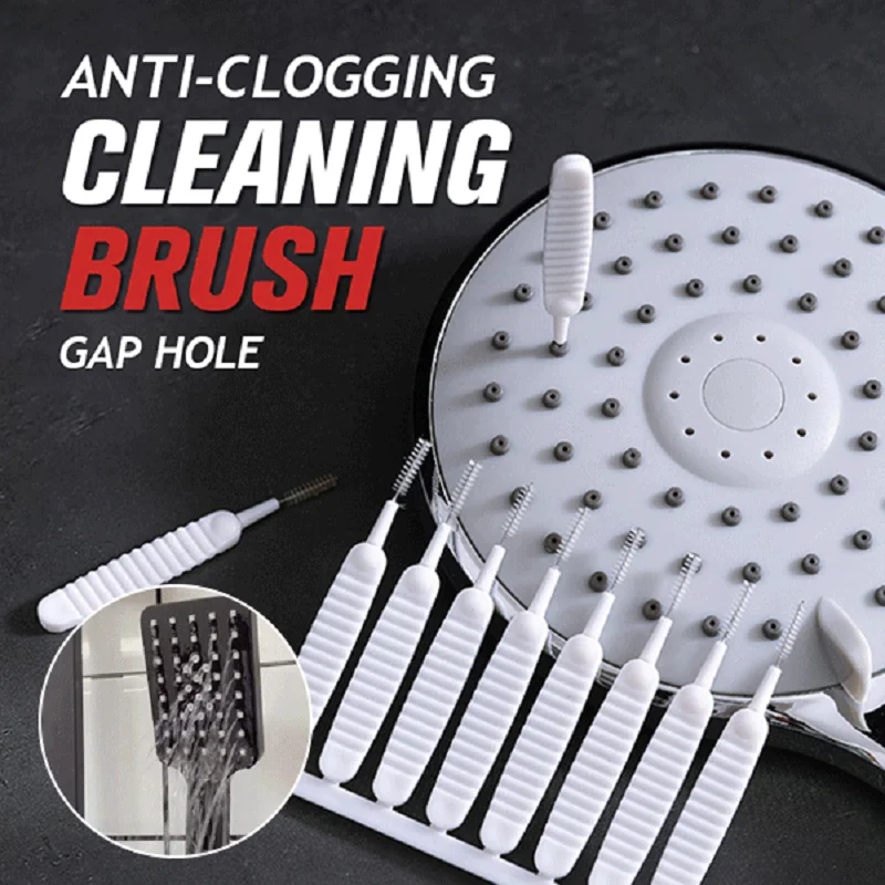 10Pcs/Set Shower Head Cleaning Brush White Small Brush Pore Gap Clean Anti-clogging Nylon For Kitchen Toilet Phone Hole
10Pcs/Set Shower Head Cleaning Brush White Small Brush Pore Gap Clean Anti-clogging Nylon For Kitchen Toilet Phone Hole