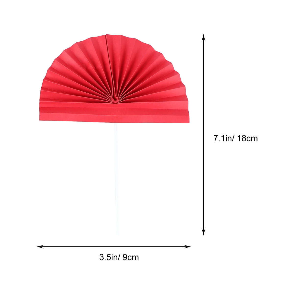 30 Pcs Fan Shaped Cake Toppers Red Color Paper Material Dessert Decorations Party Supplies Cake Decorations
30 Pcs Fan Shaped Cake Toppers Red Color Paper Material Dessert Decorations Party Supplies Cake Decorations