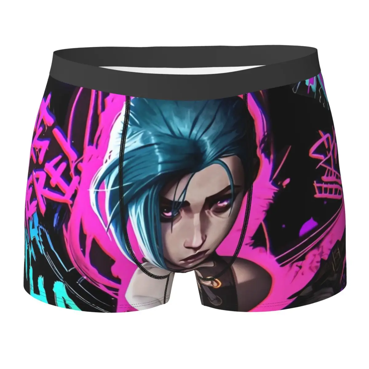 Jinx Arcane League Of Legends, нижнее белье с принтом, популярные мужские трусы, эластичные трусы-боксеры, краткая идея для подарка
Jinx Arcane League Of Legends, нижнее белье с принтом, популярные мужские трусы, эластичные трусы-боксеры, краткая идея для подарка