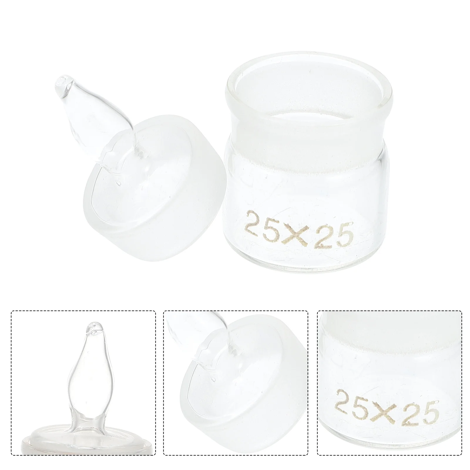 5Pcs Weighing Bottles Laboratory Glass Sampling Weighing Jar Durable Useful Holder Tool for Experiment Weighting
5Pcs Weighing Bottles Laboratory Glass Sampling Weighing Jar Durable Useful Holder Tool for Experiment Weighting