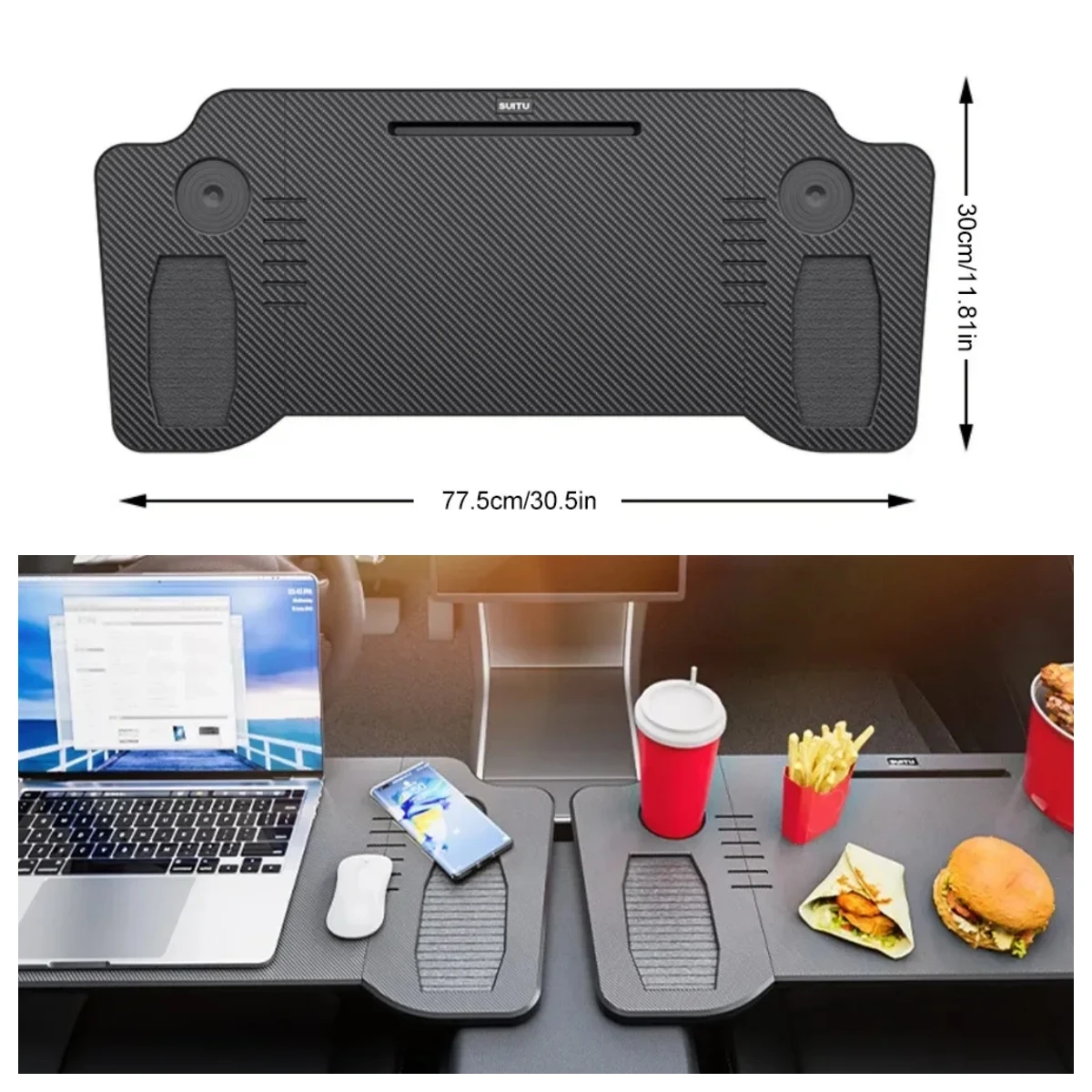 Foldable Car Laptop Desk Upgraded Tray Stand Compatible with Tesla Model 3/Y Steering Wheel Eating Table for Travel Work Camping
Foldable Car Laptop Desk Upgraded Tray Stand Compatible with Tesla Model 3/Y Steering Wheel Eating Table for Travel Work Camping