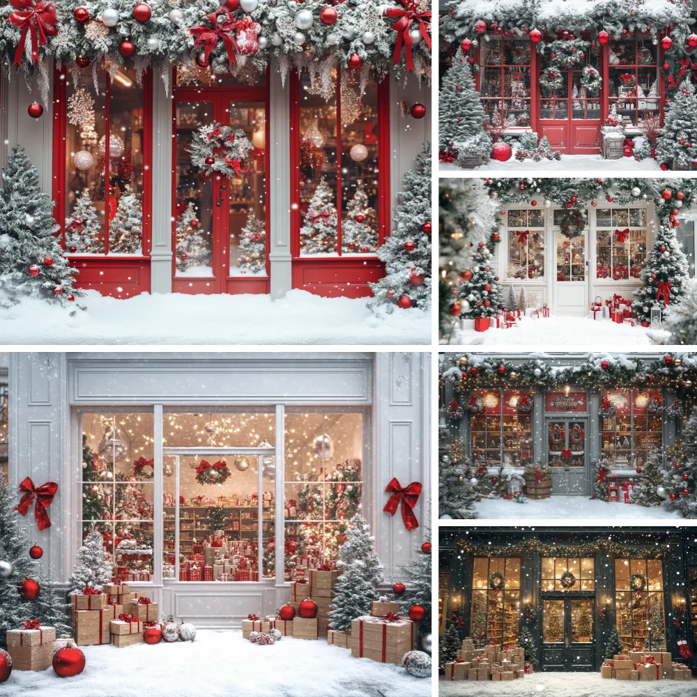 Christmas Photography Backdrop Snowy Shops Santa Gifts Decor Kids Portraits Family Party Birthday Decoration Photography Shoots
Christmas Photography Backdrop Snowy Shops Santa Gifts Decor Kids Portraits Family Party Birthday Decoration Photography Shoots
