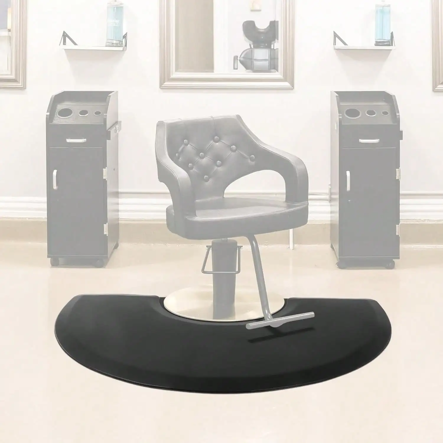 7/8" Inch Thick Barber mat for Floor, 3' x 5' Salon Chair mat, Anti-Fatigue Femicircular Hair Cutting Hairdressing Equipment
7/8" Inch Thick Barber mat for Floor, 3' x 5' Salon Chair mat, Anti-Fatigue Femicircular Hair Cutting Hairdressing Equipment