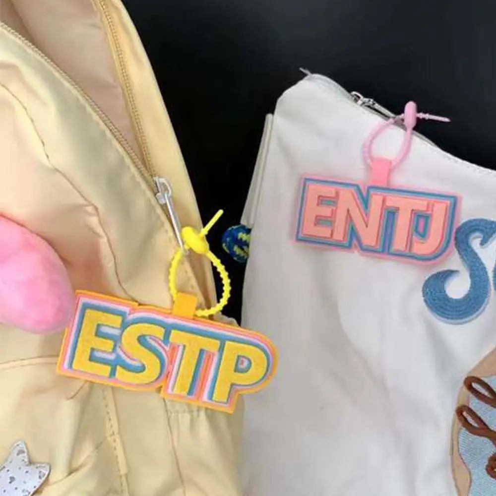 Letter MBTI Key Chain Colorful Styles Keyring Non-woven Pendant Bag Pendant Charms 16 Type Personality Key Chain
Letter MBTI Key Chain Colorful Styles Keyring Non-woven Pendant Bag Pendant Charms 16 Type Personality Key Chain