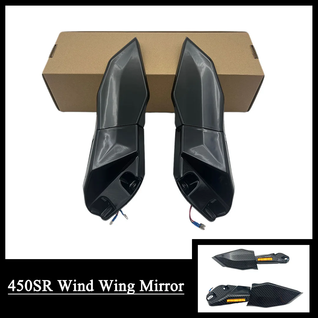 NEW Motorcycle Wind Wing Side Rearview Mirror Turn Signal Lamp For CFMOTO 450SR 450 SR Black Carbon
NEW Motorcycle Wind Wing Side Rearview Mirror Turn Signal Lamp For CFMOTO 450SR 450 SR Black Carbon