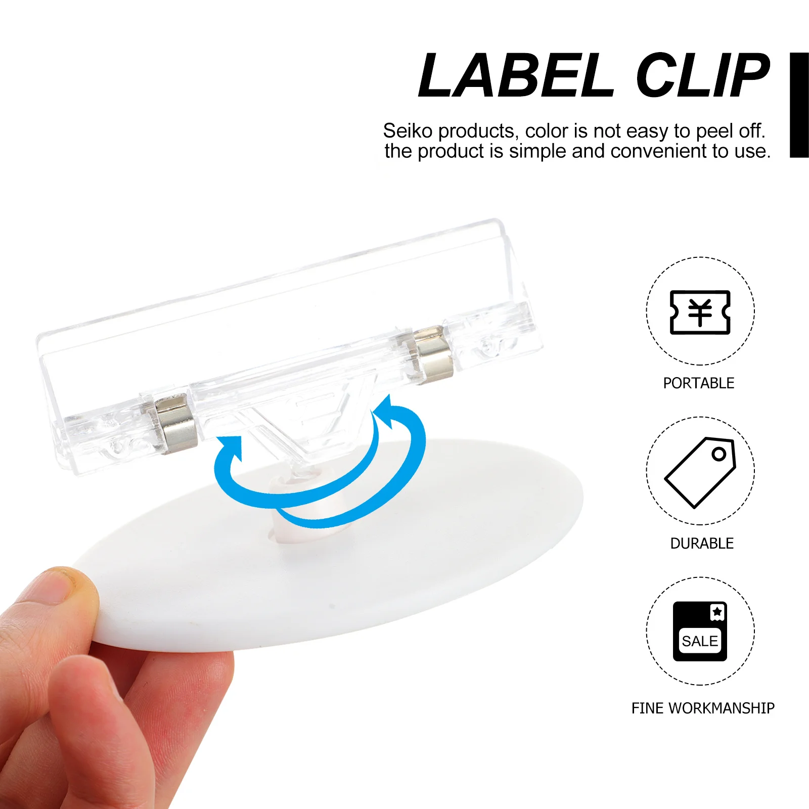 4pcs Advertising Clip Clear Label Clip Price Display Holder Shelf Clamp Retails Shelf Clamp Food Sign Holder Menu Stand
4pcs Advertising Clip Clear Label Clip Price Display Holder Shelf Clamp Retails Shelf Clamp Food Sign Holder Menu Stand