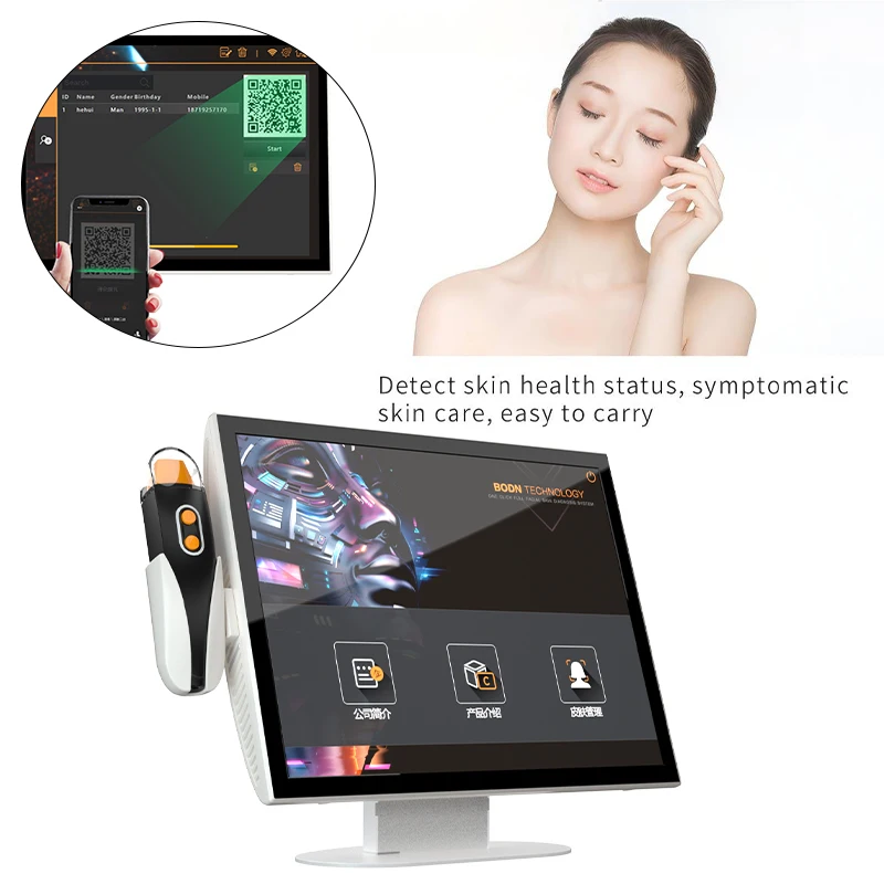 HD Digital Hair Skin Analyzer Professional Al Intelligent Skin Detector Hair Follicle Oil Moisture Test Device 50X Beauty Salon
HD Digital Hair Skin Analyzer Professional Al Intelligent Skin Detector Hair Follicle Oil Moisture Test Device 50X Beauty Salon