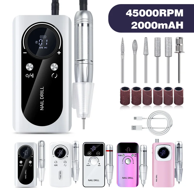 Cross-border New Professional Nail Polish RemoverV2Grinding Machine45000Portable Electric Nail Nail Piercing Device
Cross-border New Professional Nail Polish RemoverV2Grinding Machine45000Portable Electric Nail Nail Piercing Device